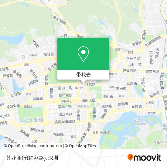 莲花商行(红荔路)地图