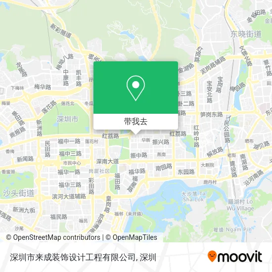 深圳市来成装饰设计工程有限公司地图