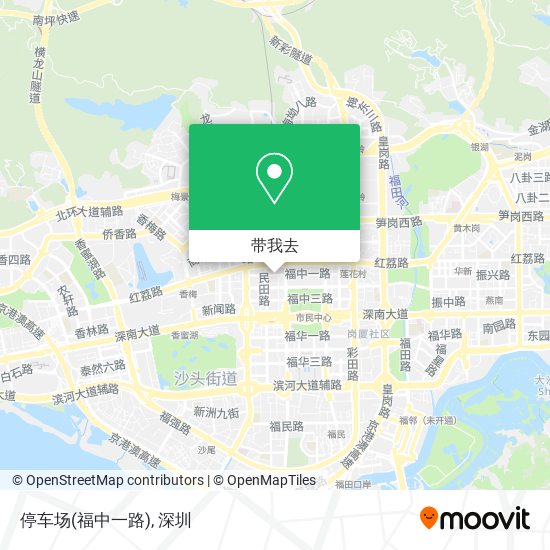 停车场(福中一路)地图