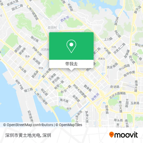 深圳市黄土地光电地图