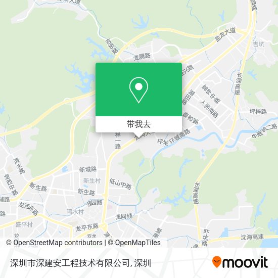 深圳市深建安工程技术有限公司地图