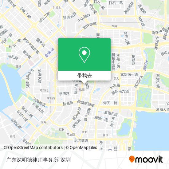 广东深明德律师事务所地图