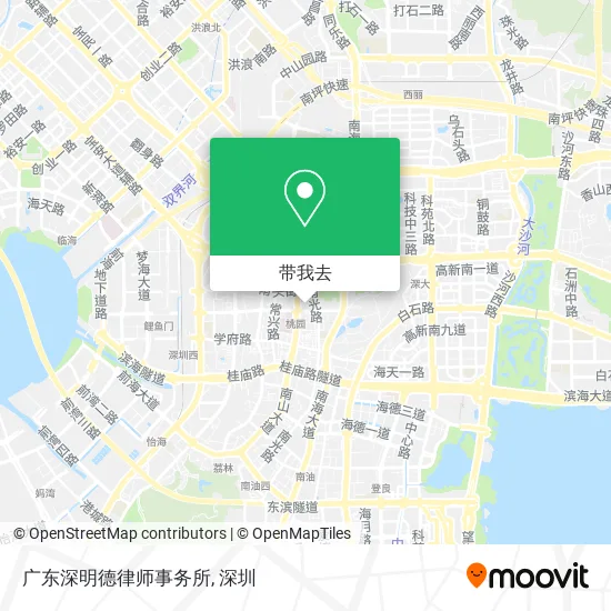 广东深明德律师事务所地图