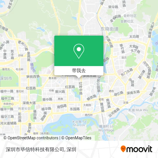 深圳市毕信特科技有限公司地图