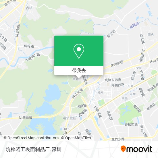坑梓昭工表面制品厂地图