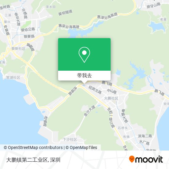 大鹏镇第二工业区地图