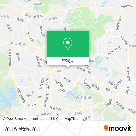 深圳观澜仓库地图