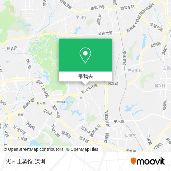 湖南土菜馆地图