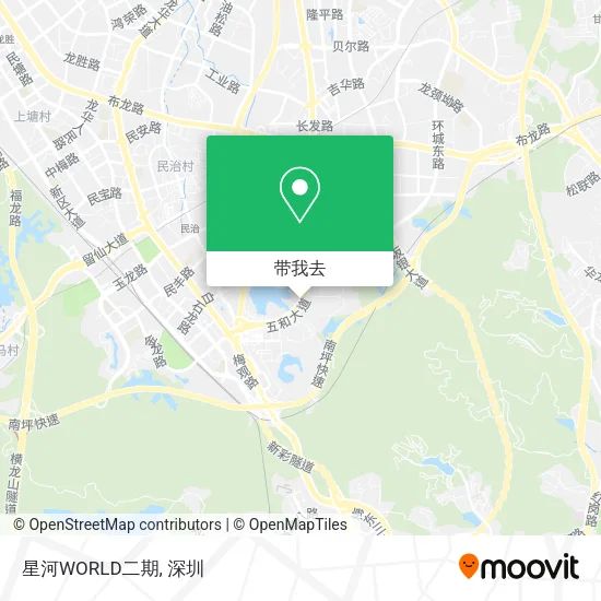 星河WORLD二期地图