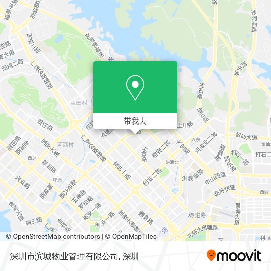 深圳市滨城物业管理有限公司地图