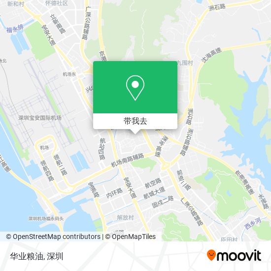 华业粮油地图