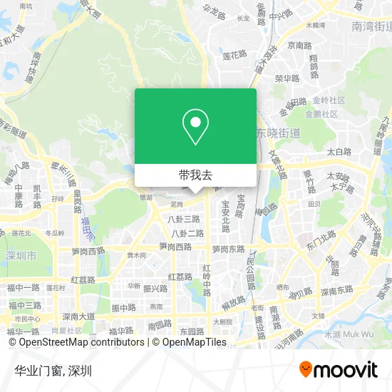 华业门窗地图
