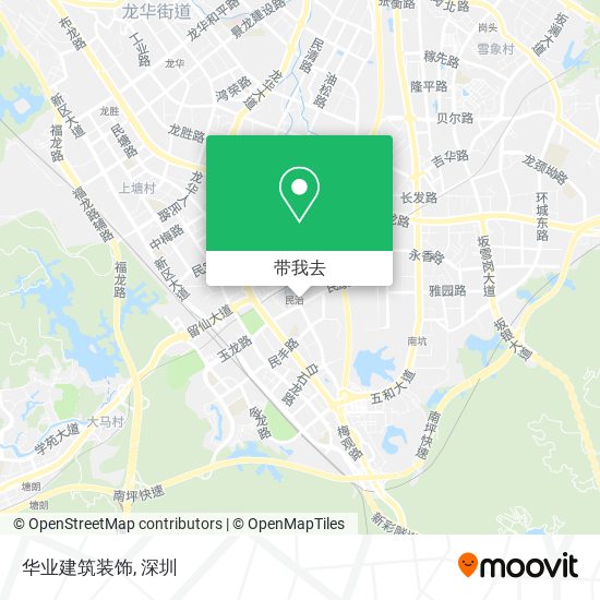 华业建筑装饰地图