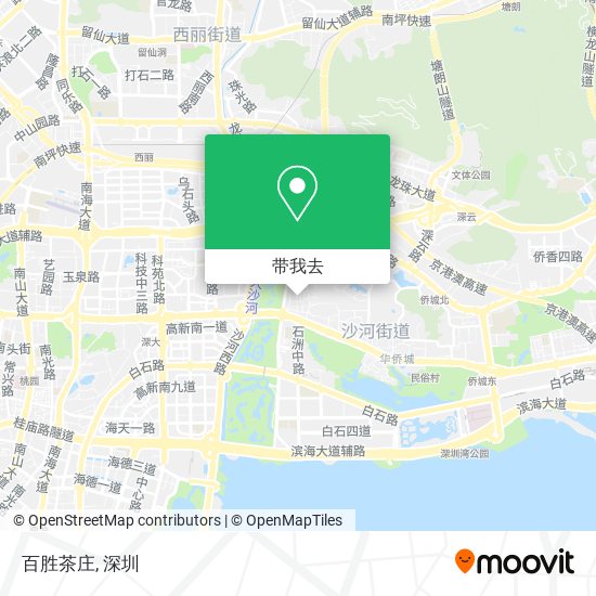 百胜茶庄地图