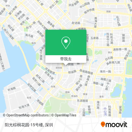 阳光棕榈花园-15号楼地图