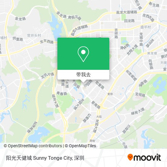 阳光夭健城 Sunny Tonge City地图