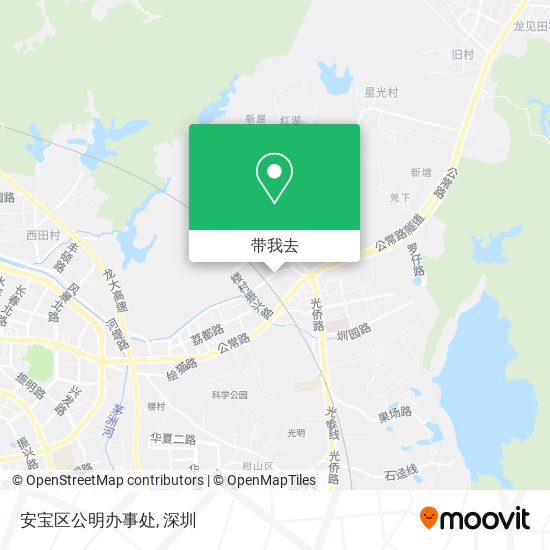 安宝区公明办事处地图