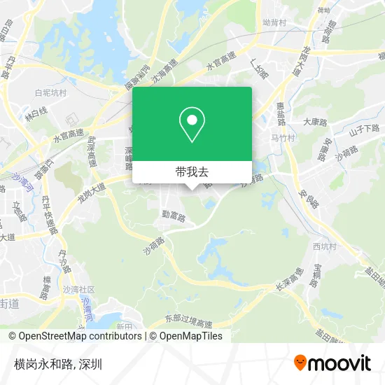 横岗永和路地图