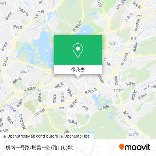 横岗一号路/腾昌一路(路口)地图