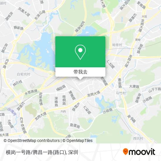 横岗一号路/腾昌一路(路口)地图