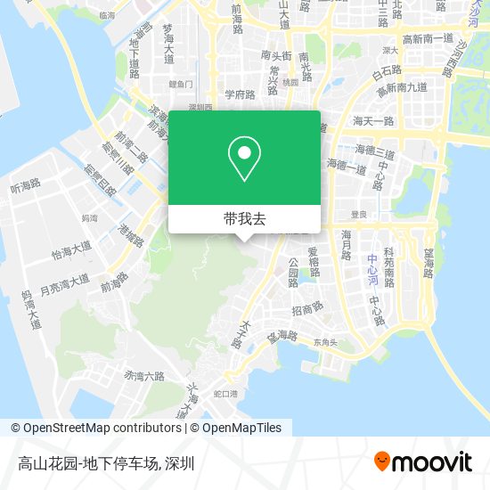 高山花园-地下停车场地图