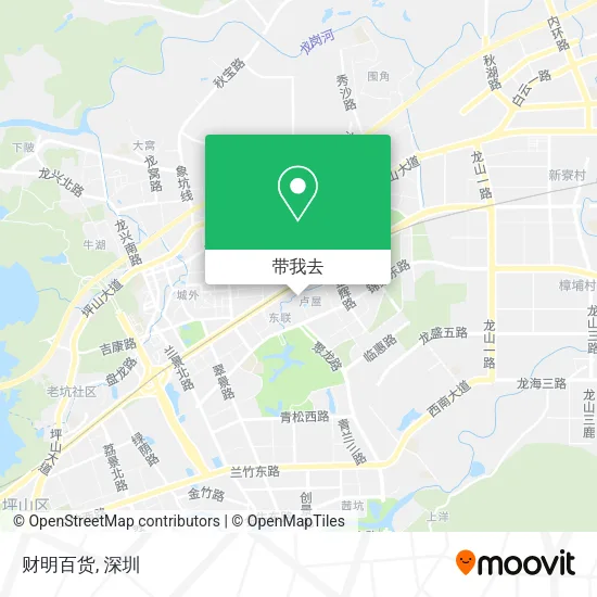 财明百货地图