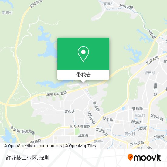 红花岭工业区地图