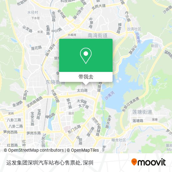 运发集团深圳汽车站布心售票处地图