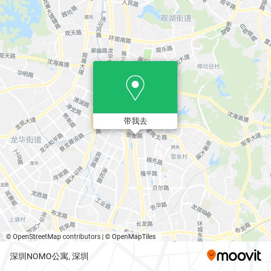 深圳NOMO公寓地图
