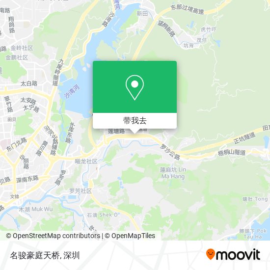 名骏豪庭天桥地图