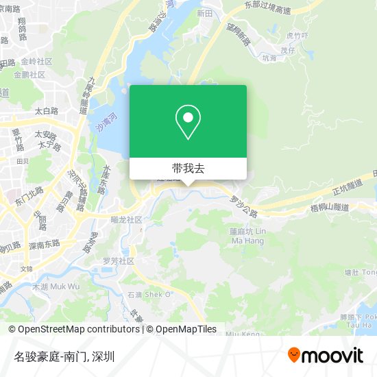 名骏豪庭-南门地图