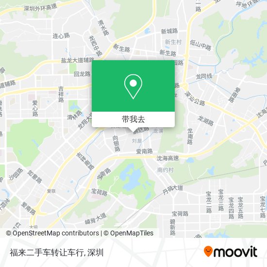 福来二手车转让车行地图