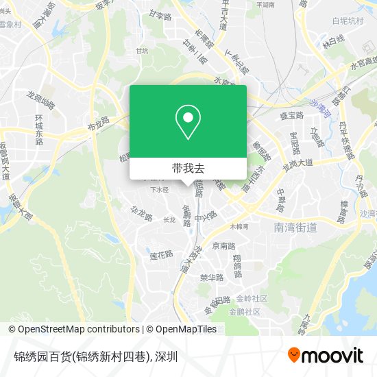 锦绣园百货(锦绣新村四巷)地图