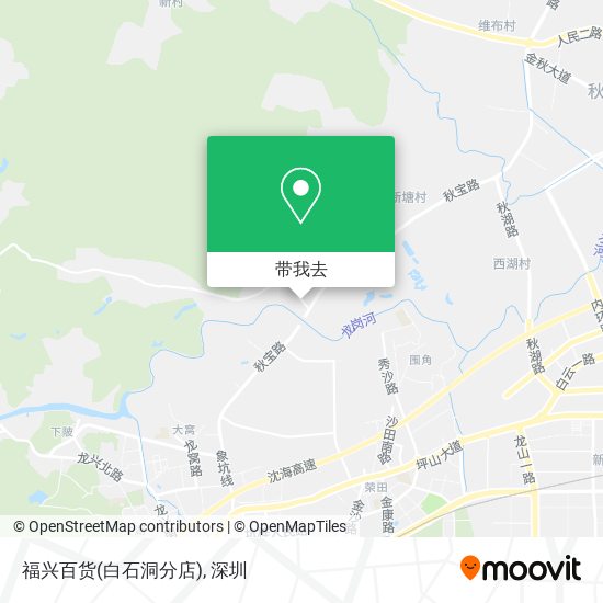 福兴百货(白石洞分店)地图