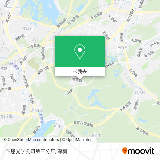 伯恩光学公司第三分厂地图