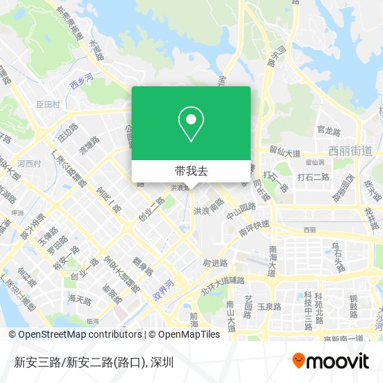 新安三路/新安二路(路口)地图