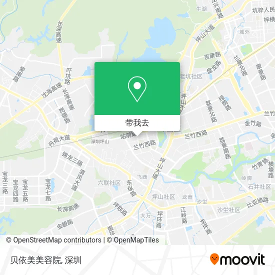 贝依美美容院地图