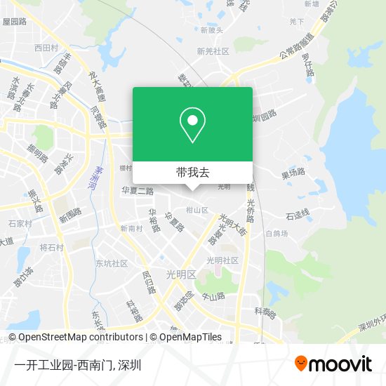 一开工业园-西南门地图