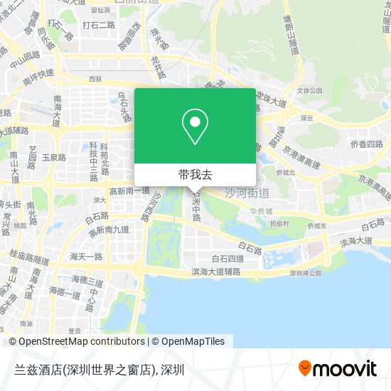 兰兹酒店(深圳世界之窗店)地图