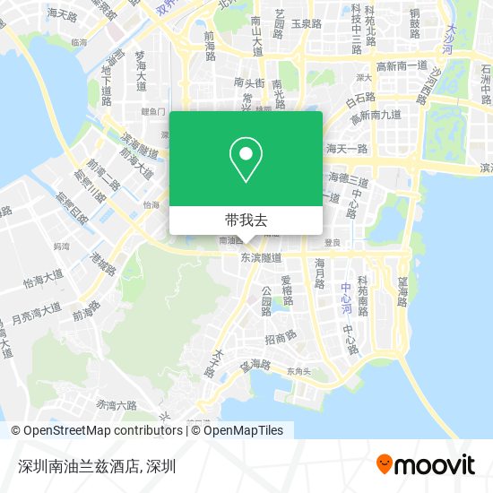 深圳南油兰兹酒店地图