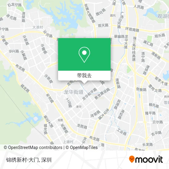 锦绣新村-大门地图