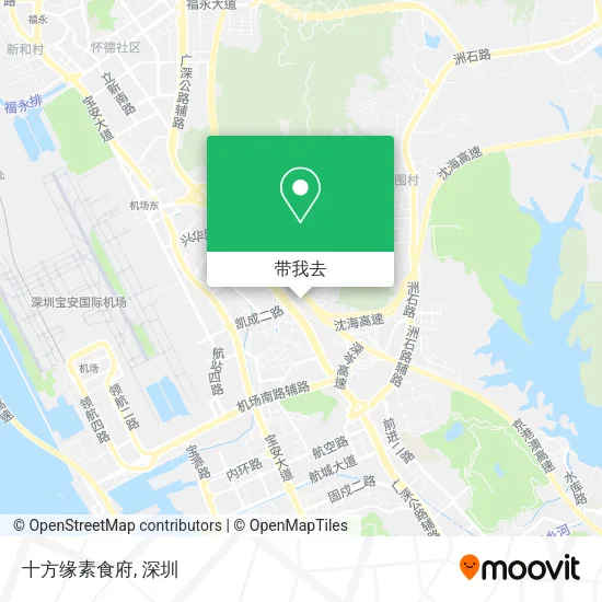 十方缘素食府地图