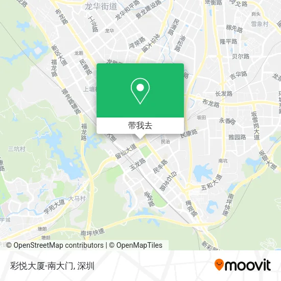 彩悦大厦-南大门地图