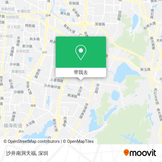 沙井南洞天福地图