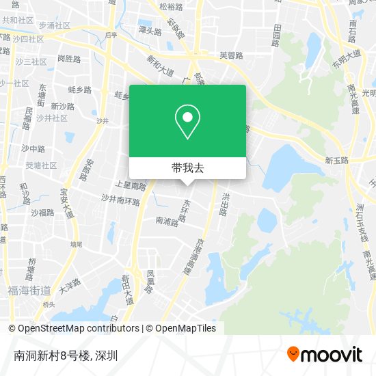 南洞新村8号楼地图