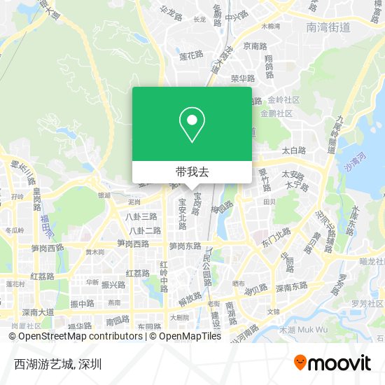 西湖游艺城地图