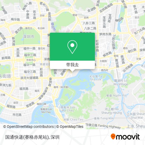 国通快递(赛格赤尾站)地图