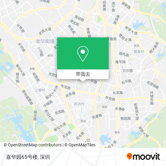 嘉华园65号楼地图
