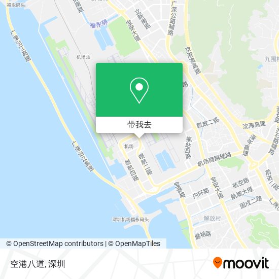 空港八道地图