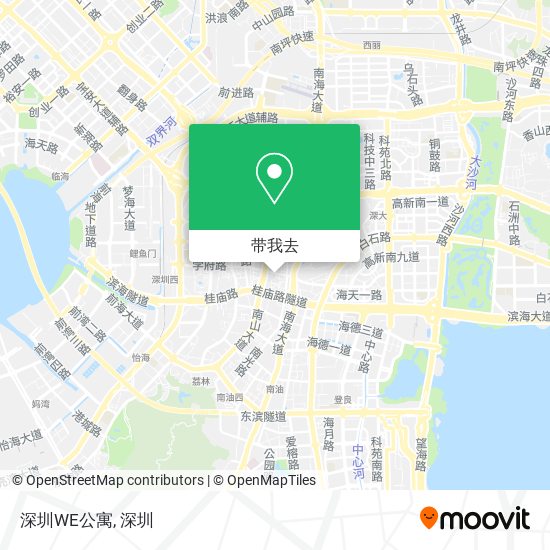 深圳WE公寓地图